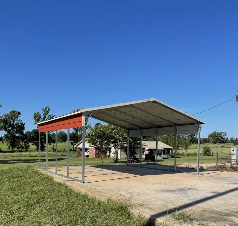 Carport on a slab