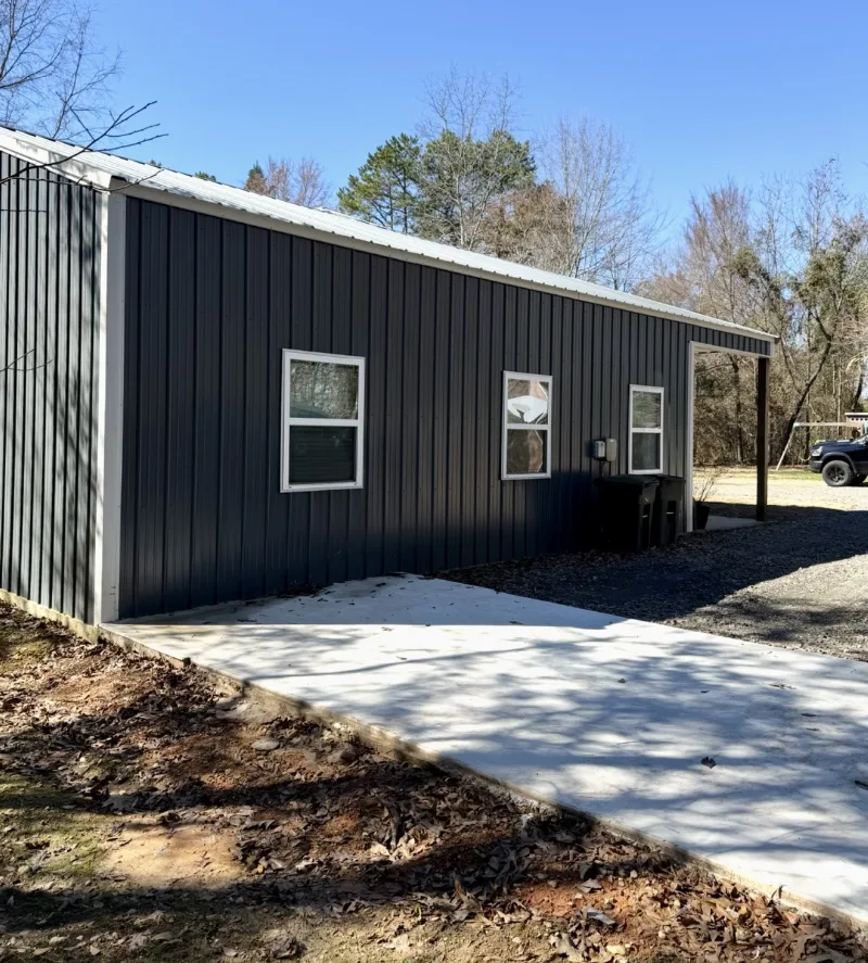 Charcoal building