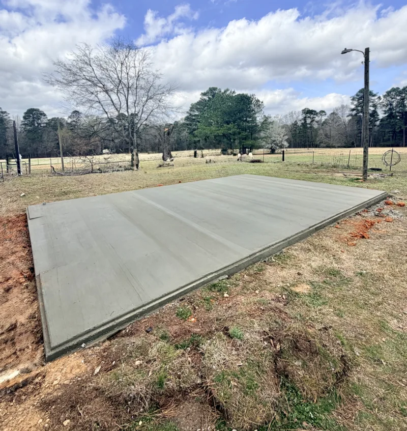 Pasture slab