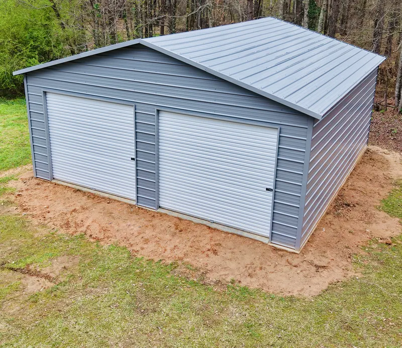 Two-bay garage