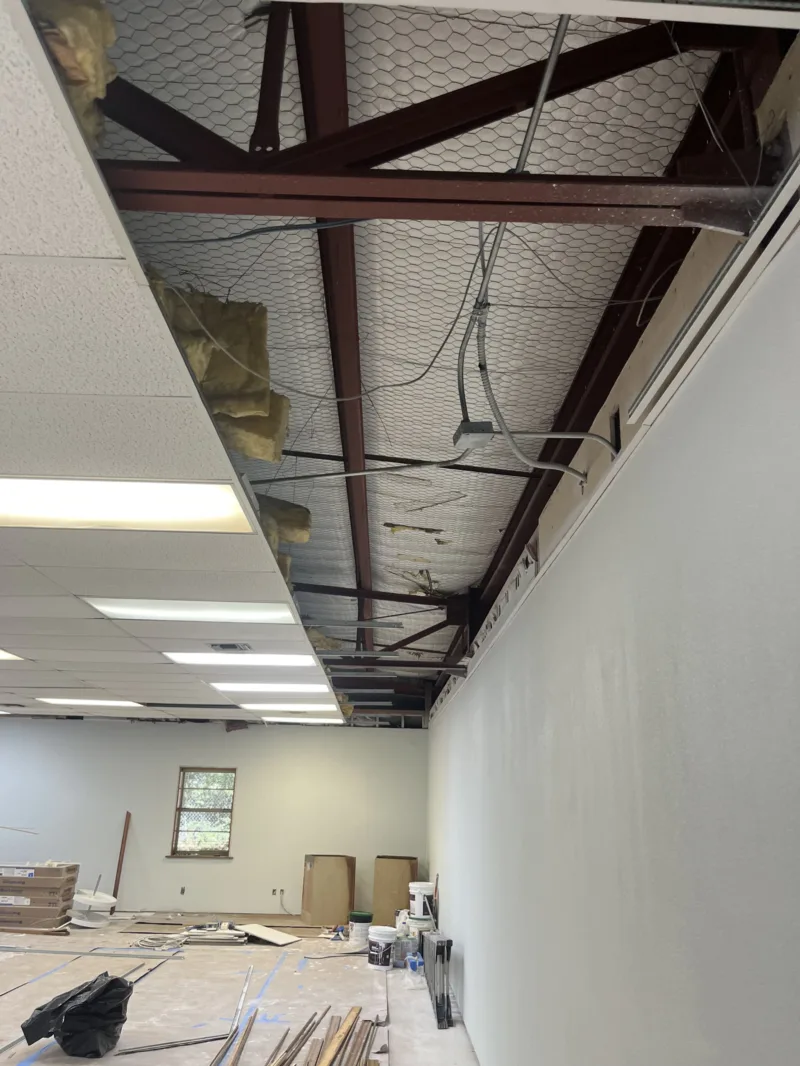 Ceiling work