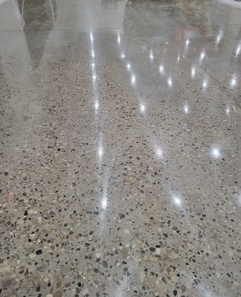 Polished concrete