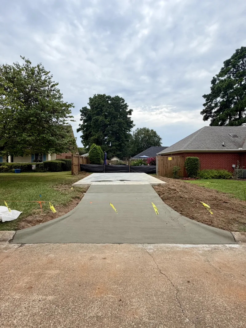 Residential driveway