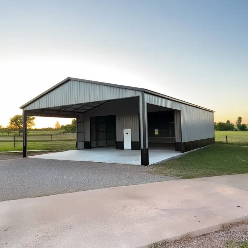 Shop with carport