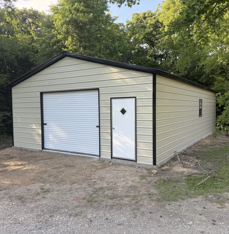 Tan garage